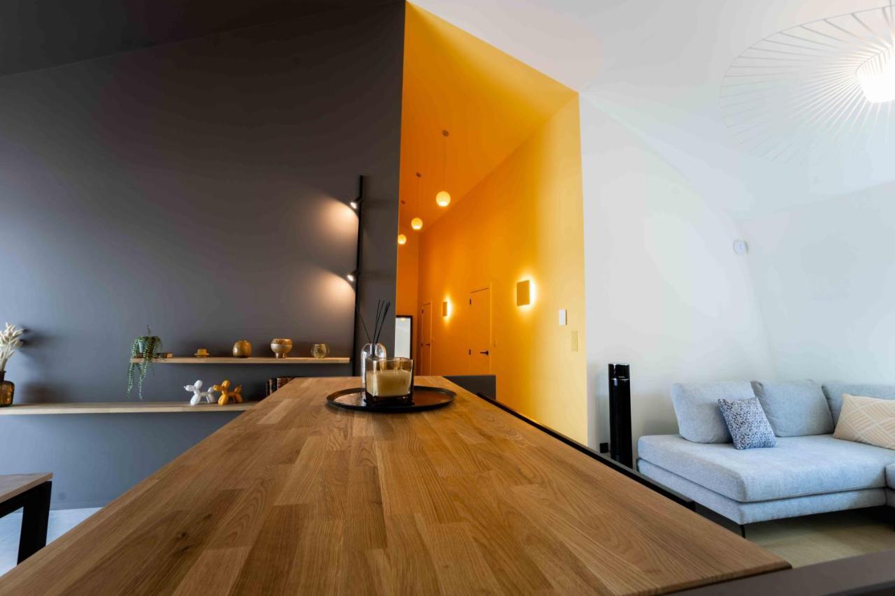 Luxury Penthouse & Terrace - Mons City Center المظهر الخارجي الصورة