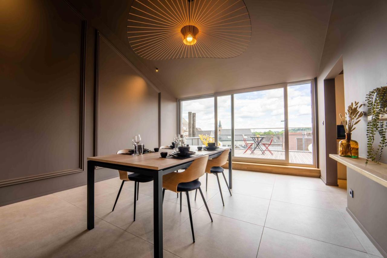 Luxury Penthouse & Terrace - Mons City Center المظهر الخارجي الصورة